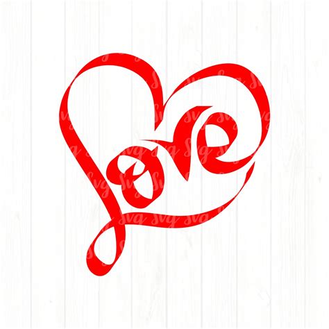 Download Free Valentine's day heart designs, Lettering svg cut files Cut Files